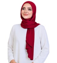Penye Boyun Kapamalı Şal Başörtü Hazır Giyim Turban Esnek Jersey Şal