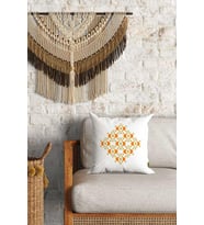 Etnik Motif Desenli Çift Yön Dijital Baskılı Dekoratif Kırlent Kılıfı Yastık Kılıfı 39x39cm