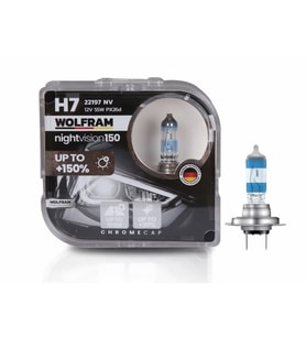 Wolfram H7 Ampul NV +%150 Fazla Işık ve %20 Beyaz Işık 12V 55W