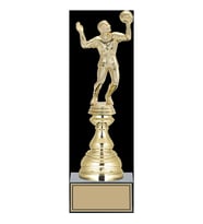 ODAK KUPA - Figürlü Kupalar - Voleybol Erkek Figürlü Kupalar FG-023 C - 30 cm