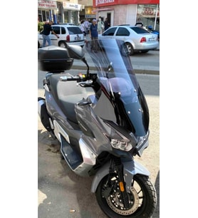 MOTOCAM RKS Blade 250 Ön Cam 2023-2026 Model 65cm Füme Renkli 4mm ORTA BOYLU