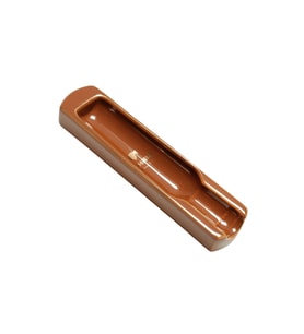 Cohiba Kahverengi Gold Şeritli Tekli Porselen Puro Küllüğü - TR9735