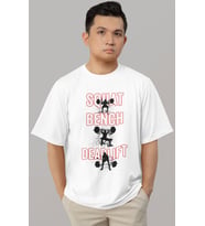 Tasarım Squat Bench Deadlift Fitness Bodybuilding Sporcu Gym Baskılı Unisex Oversize Tişört