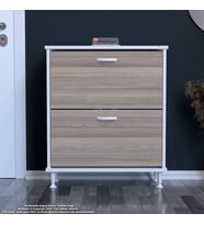 Modilayn UMAY Antre Hol 72x 90x 26 cm’ lik 2 Düşer Kapak 4 Raf Göz Bölmeli Ayakkabılık