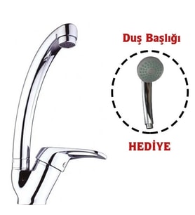 Mix Kuğu Mutfak Evye Batarya + Duş Başlığı Hediyeli