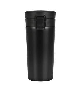 Aliyosso Termos Mug Kaydırmaz Taban Sıcak-Soğuk Mat Siyah 380 ML