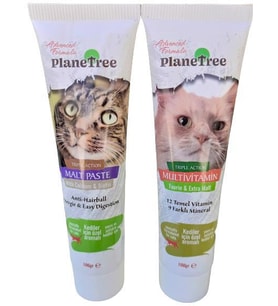 Planetree Malt Paste (Anti-Hair Ball)(Tüy Yumağı Önleyici ve Tüy Sağlığı Destekleyici)+Multivitamin