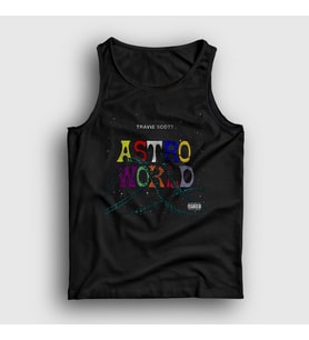Presmono Unisex Siyah Roller Coaster Astroworld Travis Scott Atlet 43050tt