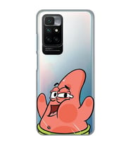 Redmi 10 2022 Uyumlu Patrick Star Desenli Şeffaf Telefon Kılıfı