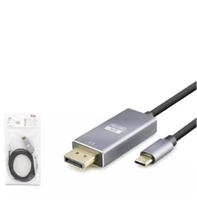 HADRON HDX7859 TYPE-C TO DISPLAY KABLO 8K 60HZ PVC 1.8M SİYAH