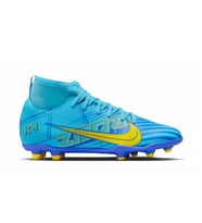 Nike Jr. Mercurial Superfly 9 Club Km Fg/Mg Çocuk Krampon (DAR KALIP) (Mavi)