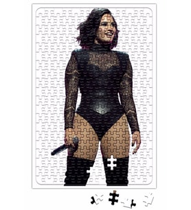 Demi Lovato Show Puzzle 240 Parça Yapboz