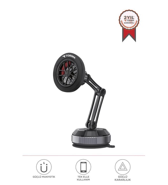 Torima JX-060 Siyah Sarsılmaz Manyetik 360 Derece Ayarlanabilir
