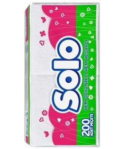 Solo Süper Peçete 200 Adet