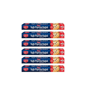 Roll-Up Yağlı Fırın Tepsi Pişirme Kızartma Kağıdı - 37x42 Cm. - 16 Yaprak - 5 Kutu