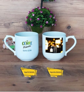 Çevre Mühendisi Kupa Bardak Oval Fotoğraflı Mühendisler Günü Hediyesi