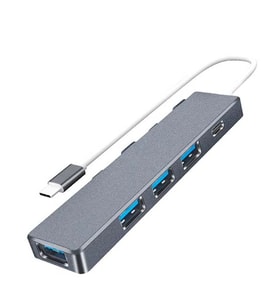 ALLY ADS-301C 5 in 1 Type C Dönüştürücü 4 Usb Portlu Adaptör Hub Çoklayıc? - HPSBYI6164-7