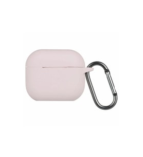 Apple Airpods 3 (3.nesil) Hang Kılıf - Pudra