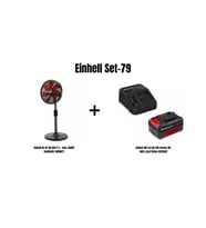 Einhell Set-79(GE-CF 18/320 P Li Akülü Vantilatör+18V 4,0 Ah PXC Starter Kit, Akü & Şarj Cihazı)