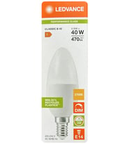 (1 Adet) Ledvance 4,9W Sarı Işık (2700K) E14 Duylu (İnce Duy) Led Ampul