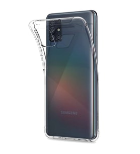 Samsung Galaxy A51 Kılıf Lüx Şeffaf Silikon