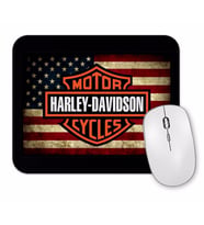 Harley Bandeira Mouse Pad