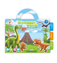 LİNO TEKRAR TEKRAR KULLANILABİLEN STICKER DINOSAUR WORLD