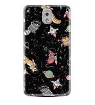 Samsung Note 3 4 5 8 9 20 Ultra 10 Lite Kılıf Desenli Silikon Planet Animals 1771