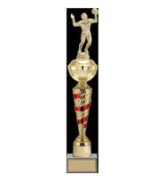 ODAK KUPA - Figürlü Kupalar - Voleybol Erkek Figürlü Kupalar FG-077 B - 54 cm