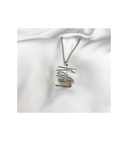 Metal Korn Yazılı Kolye (Gümüş)