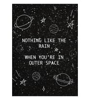 5sos 5 Seconds Of Summer Outer Space Lirik Doodle Tablo Ahşap Poster Dekoratif