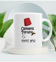 Osmanlı Torunu Kupa Bardak Beyaz