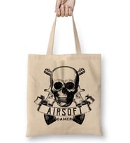 Airsoft Gamer White Bez Çanta Uzun Saplı