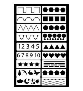 Montessori - Özel Kutusunda El Kası Geliştirme Ve Çizgi, Sayı Ve Şekil Çalışmaları 18 li Set Çocuk