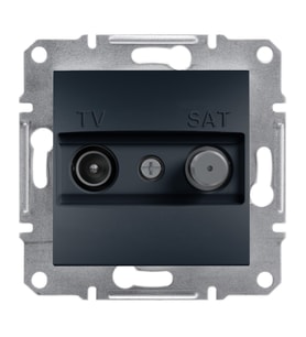 EPH3400171 Schneider Asfora Sonlu TV/SAT Prizi, 1dB – Antrasit