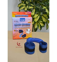 Hac Umre Kayıp Önleyici Güven Çemberi - Çocuk Güvenlik Bilekliği (Mavi)