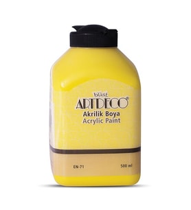Artdeco Akrilik Boya 500 ML Sarı Akrilik Boya (Karışık)