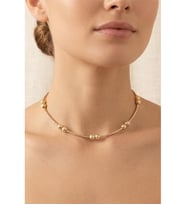 TAŞLI ŞIK TARZ ZARİF CHOKER TASMA KOLYE