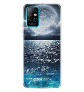 Infınıx Note 8 Kılıf Desenli Silikon Kılıf Great Moon 1301