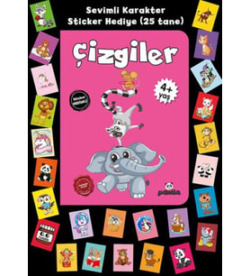 Stickerlı 4+ Yaş Çizgiler
