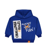 Civil Boys Cehallenge Baskılı 2-5 Yaş Sweatshirt - Mavi