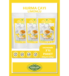 Hurma Çayı Limonlu 200GrX3=600Gr