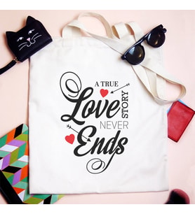 A TRUE LOVE STORY Bez Omuz Çantası
