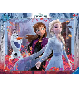 Ravensburger Bçer Puzzle, Wd Frozen, 35 Parça (Krem)