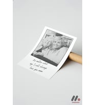 Anneye Özel Siyah Beyaz Fotoğraflı Poster, Çerçevesiz Yüksek Kalite Duvar Afişi