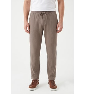 Erkek Baggy Kalıp Müslin Kumaş Pantolon BGL-ST05592