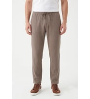 Erkek Baggy Kalıp Müslin Kumaş Pantolon BGL-ST05592
