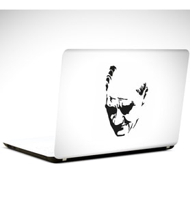 Atatürk Portre Laptop Sticker 15.4 inch (37X26CM)