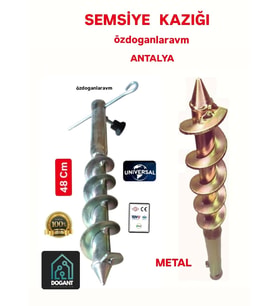 Plaj  Deniz Kamp Yer Sabitleme Şemsiye Kazıgı