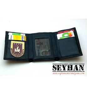 Kara Kuvvetleri Armalı Deri Cüzdan